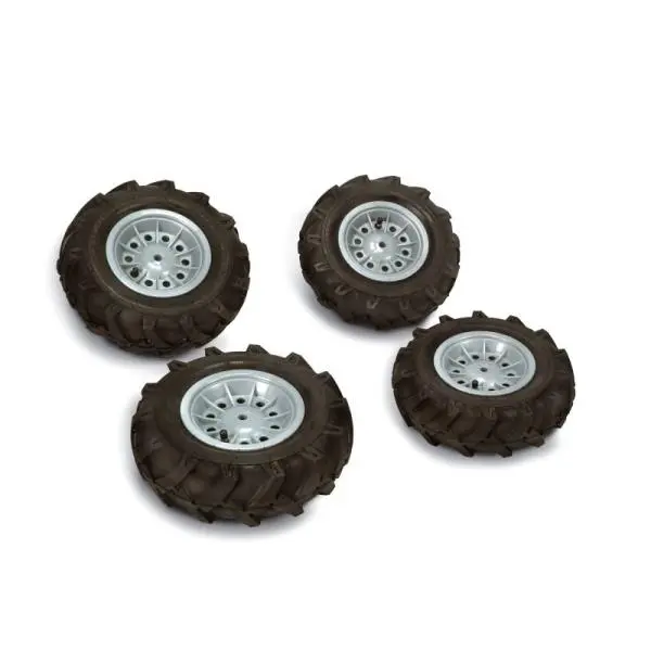 Rollytoys Nafukovací pneumatiky na traktory Farmtrac Premium - šedé