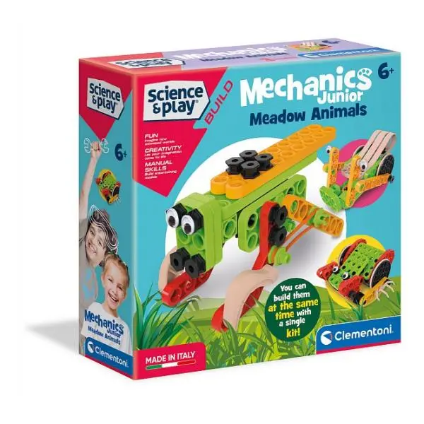 Clementoni Mechanické laboratoř Junior - Louční zvířata