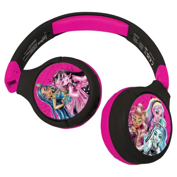 Lexibook Skládací bezdrátová sluchátka Monster High
