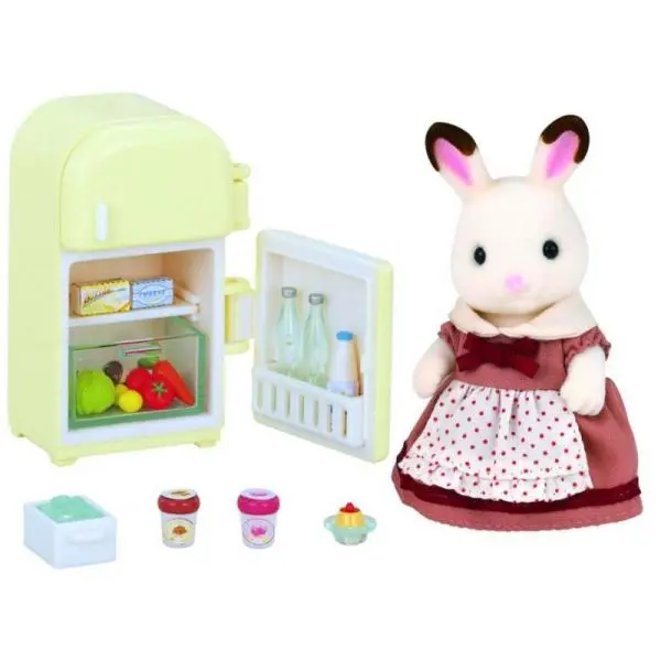 Sylvanian Families Nábytek Chocolate králíků - Mamka s ledničkou