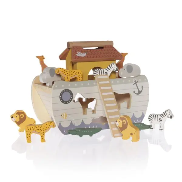 ZOPA Dřevěná vkládačka archa - Wood
