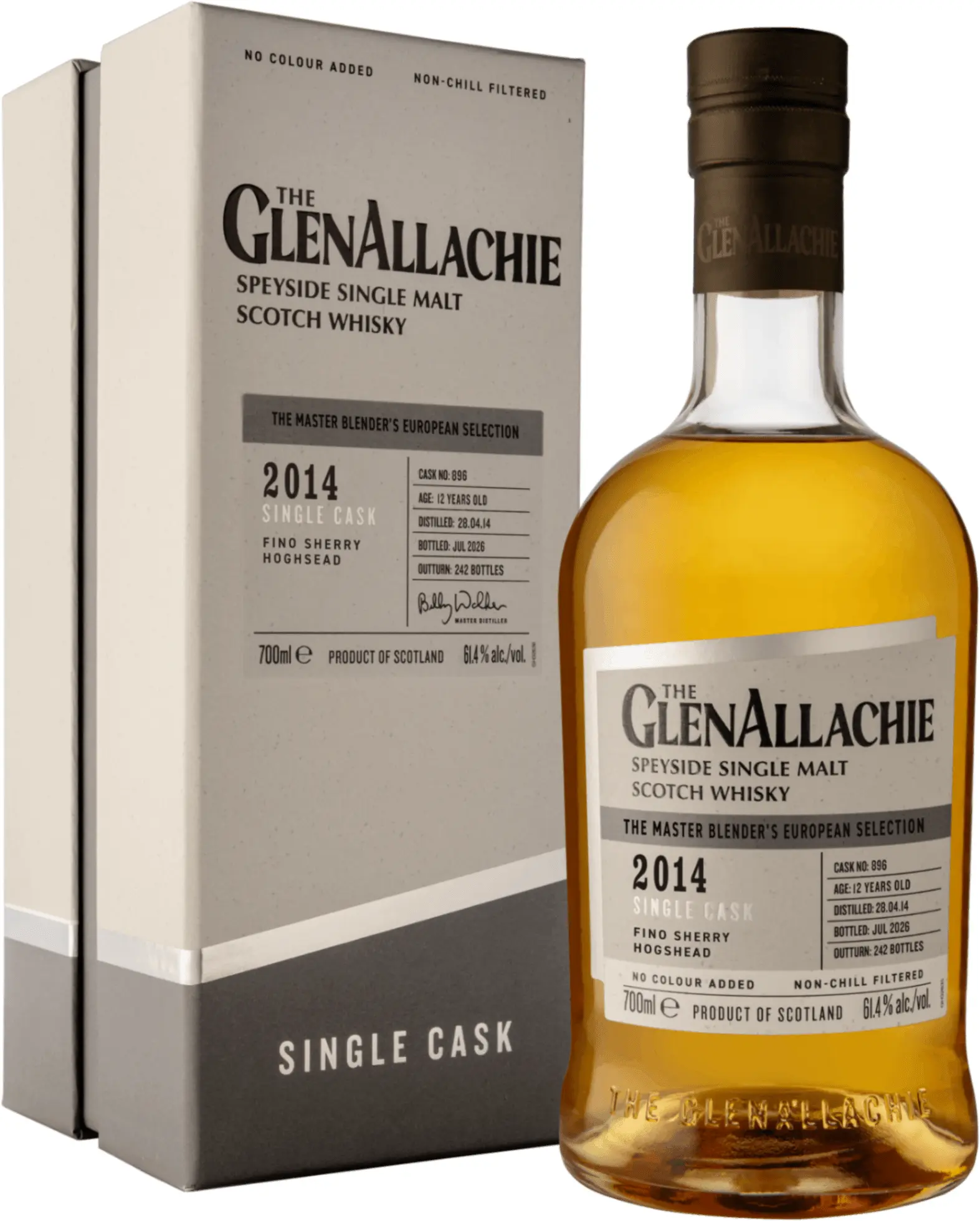 The GlenAllachie 12 letá Single Cask 2014 61,4% 0,7l