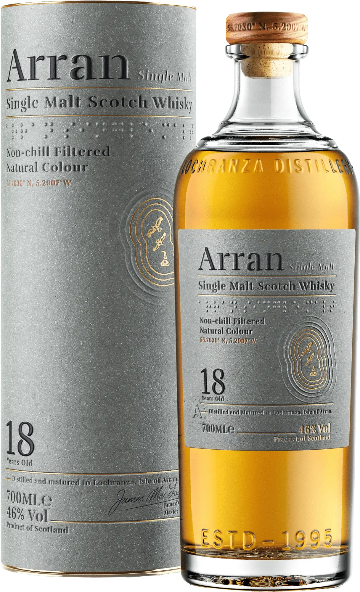Arran 18 letá 46% 0,7l