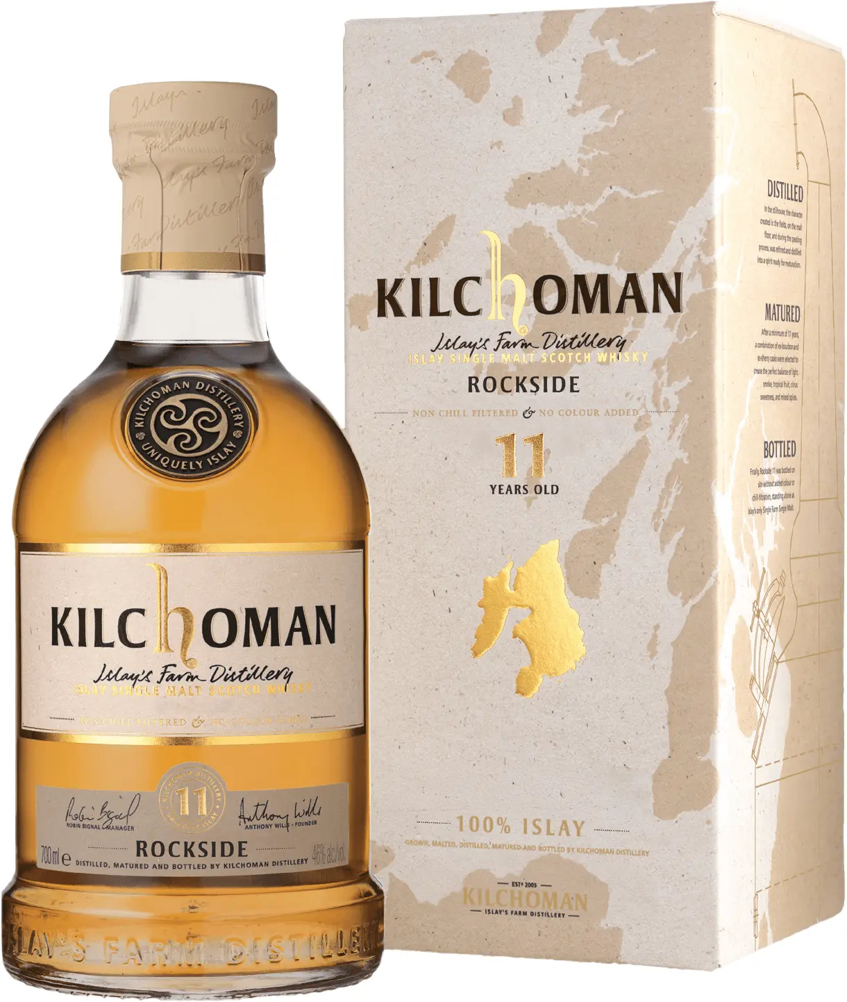 Kilchoman Rockside 11 letá 46% 0,7l