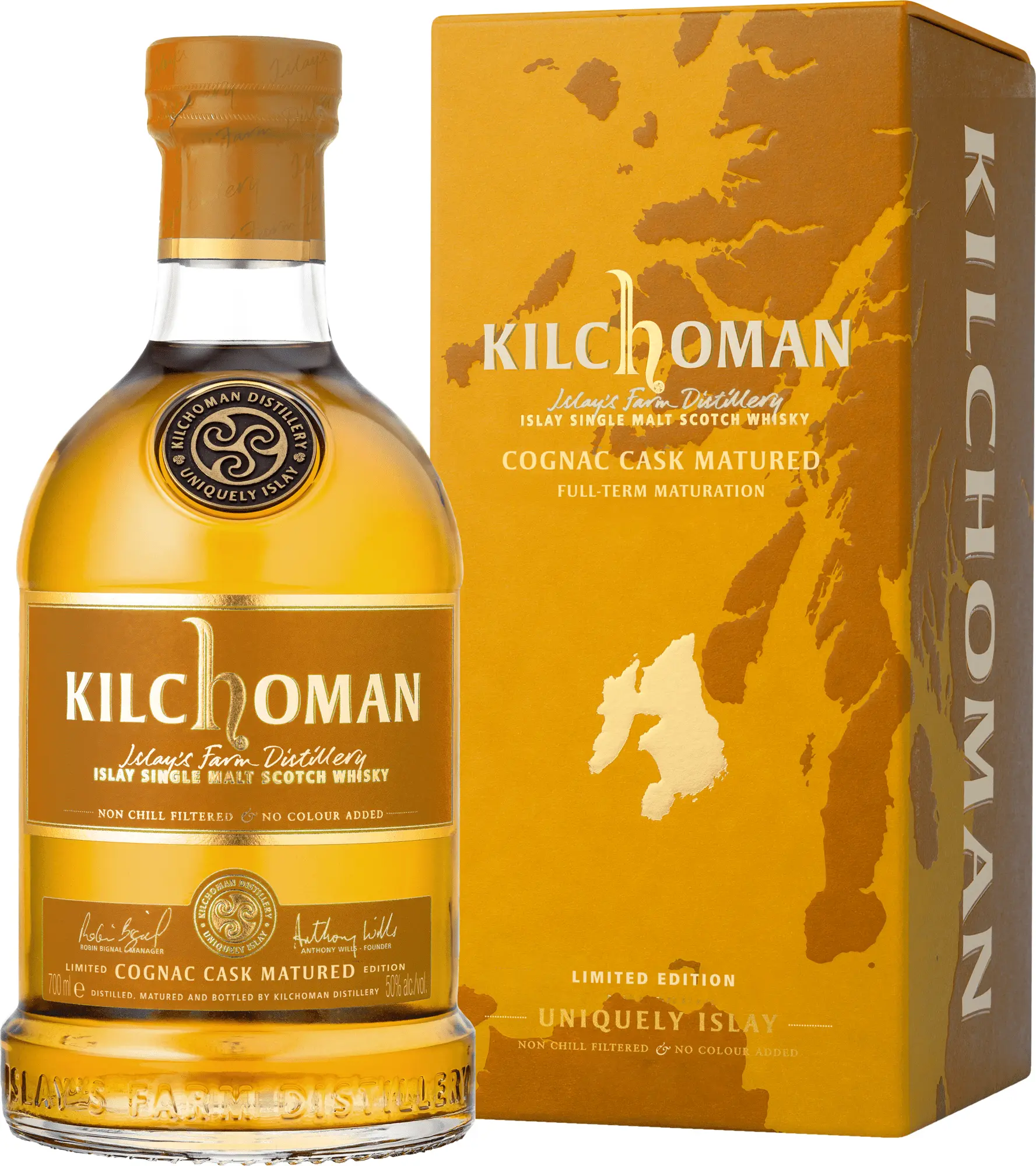 Kilchoman Cognac Cask Matured 50% 0,7l