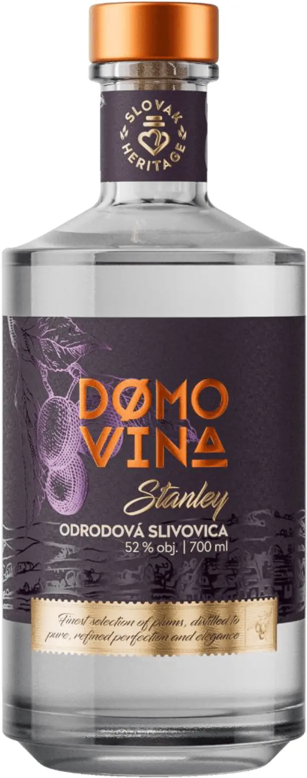 Domovina Odrodová Slivovica Stanley 52% 0,7l