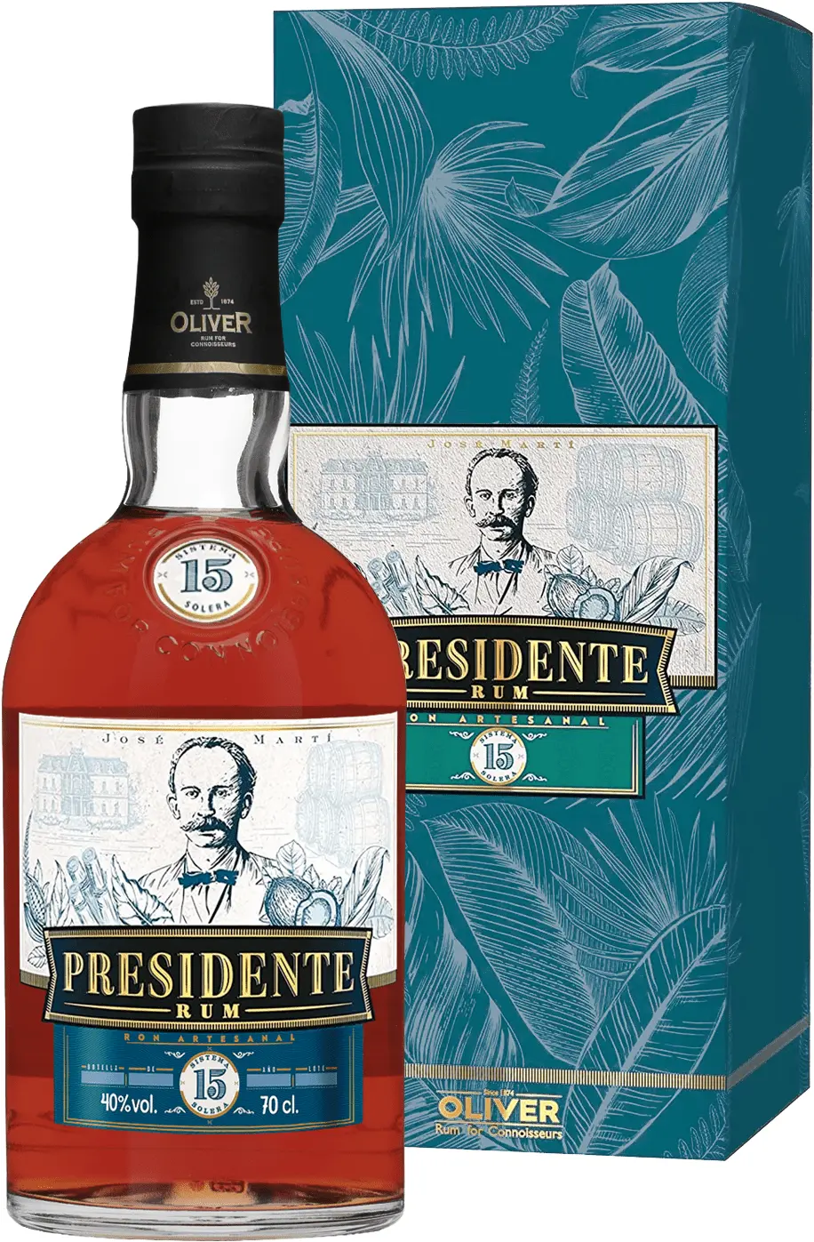 Presidente rum Presidente Marti rum 15yo 40% 0,7l