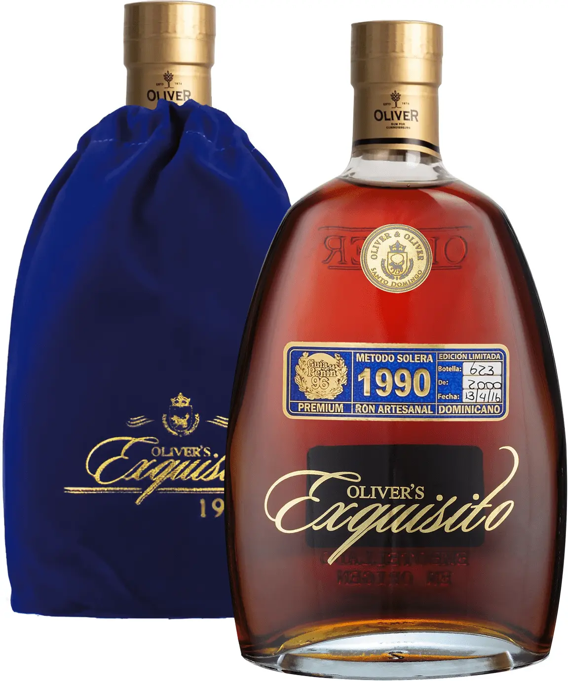 Exquisito 1990 Santo Domingo Dominican rum 40% 0,7l