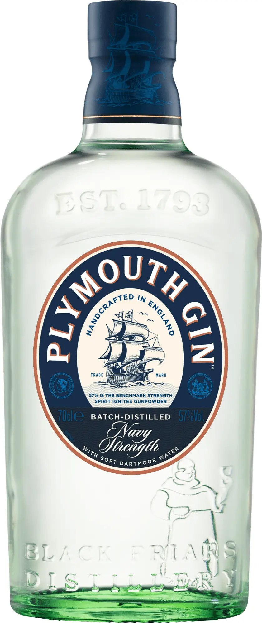Plymouth Navy Strength Gin 57% 0,7 l (holá lahev)