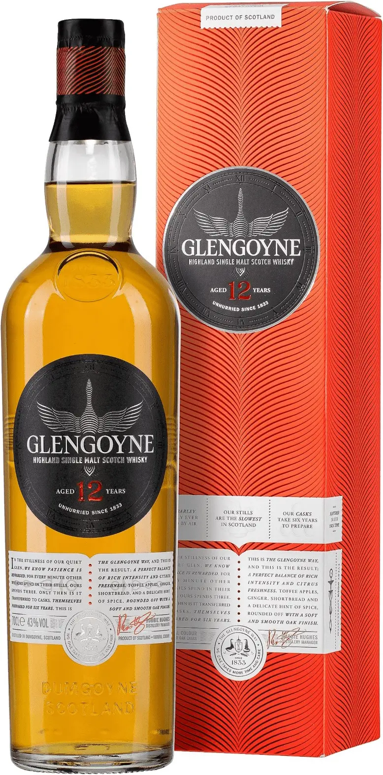 Glengoyne 12 letá 43% 0,7l