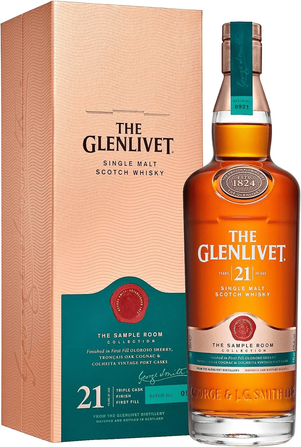 The Glenlivet 21y The Sample Room Collection 43% 0,7 l (kazeta)
