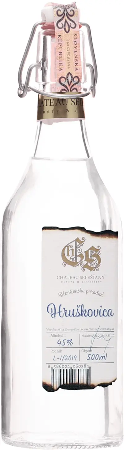Chateau Selešťany Hontianska parádna Hruškovica 45% 0,5l