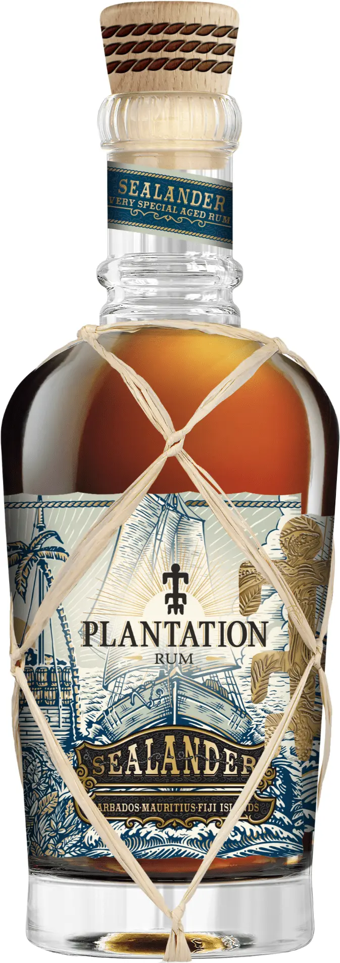 Planteray Sealander glass set Jamaican Rum 40% 0,7l