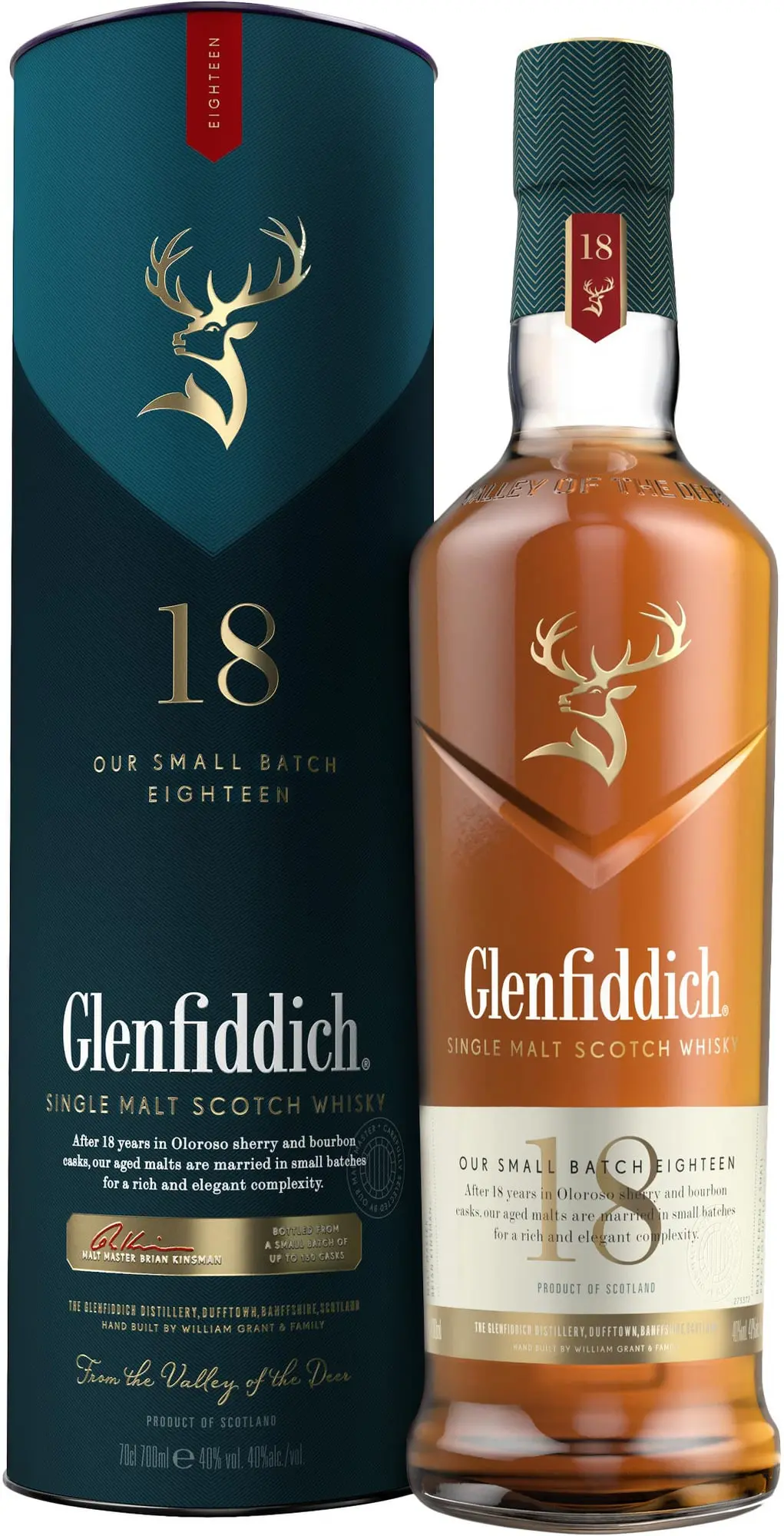 Glenfiddich Whisky Glenfiddich 18YO 0,7l 40% + Dárkové Balení