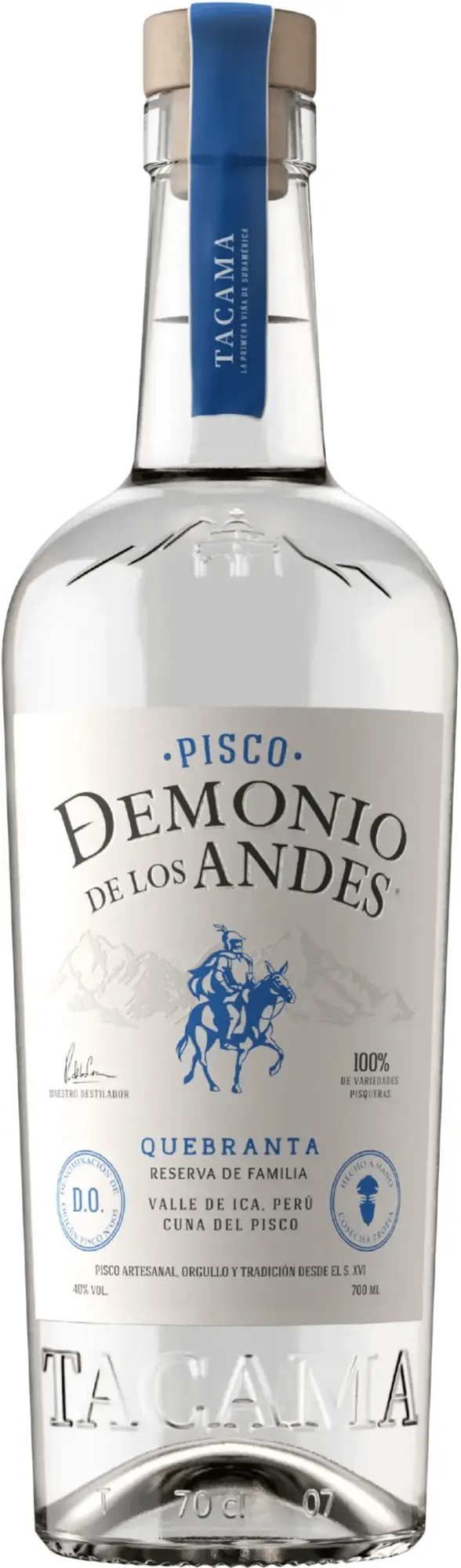 Demonio Des Los Andes Quebranta Pisco 40% 0,7l