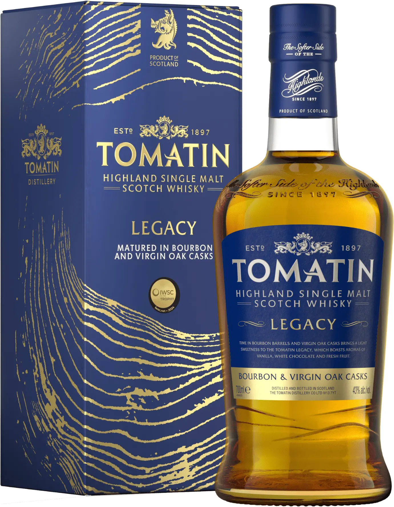 Tomatin Legacy 43% 0,7l
