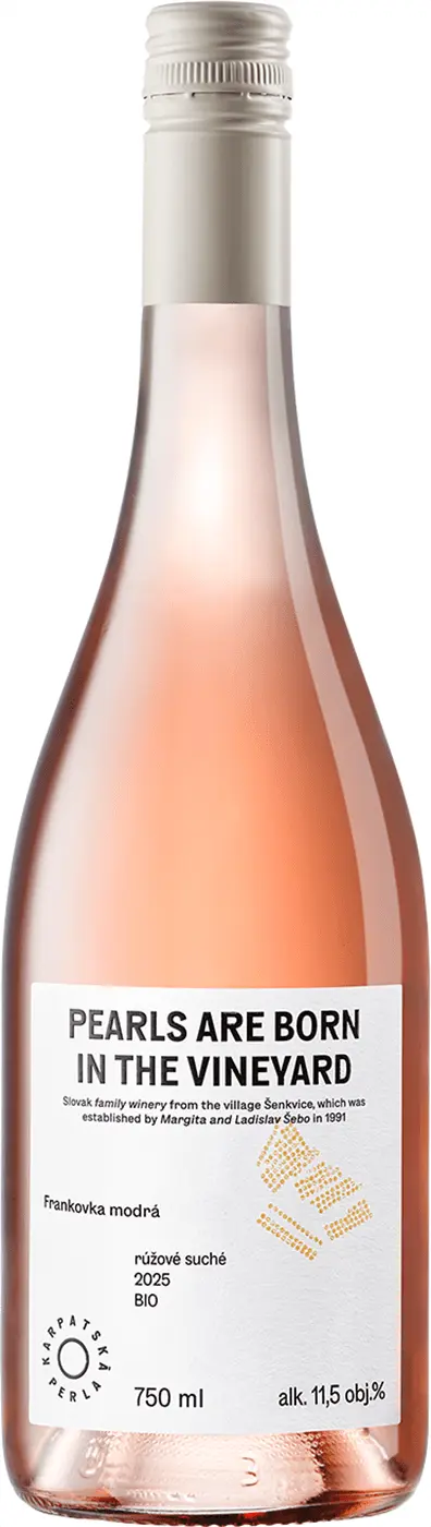 Karpatská Perla Frankovka modrá rosé 11,5% 0,75l