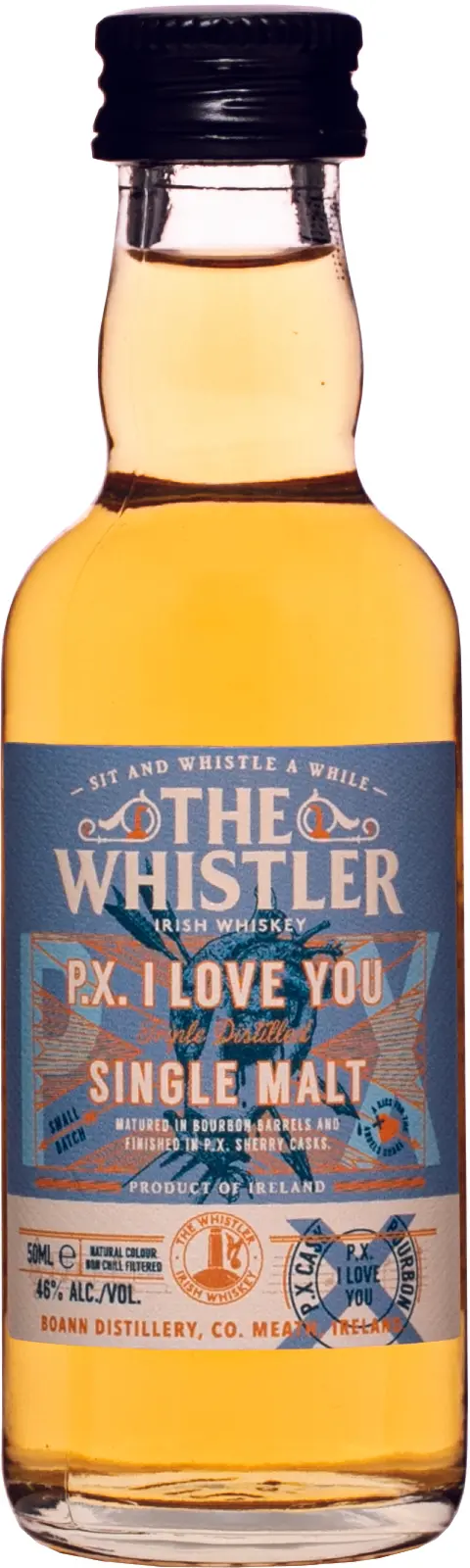 The Whistler Single Malt P.X. I Love You Mini 46% 0,05l