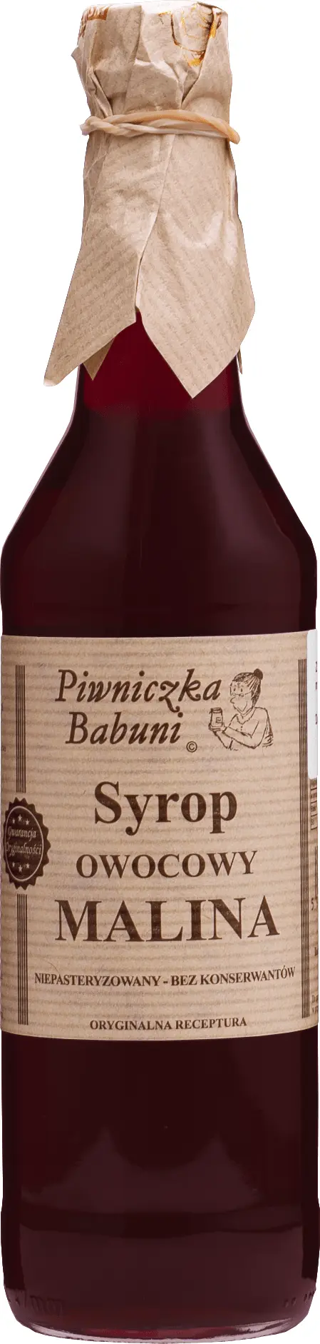 Piwniczka Babuni Malinový Sirup 0,5l