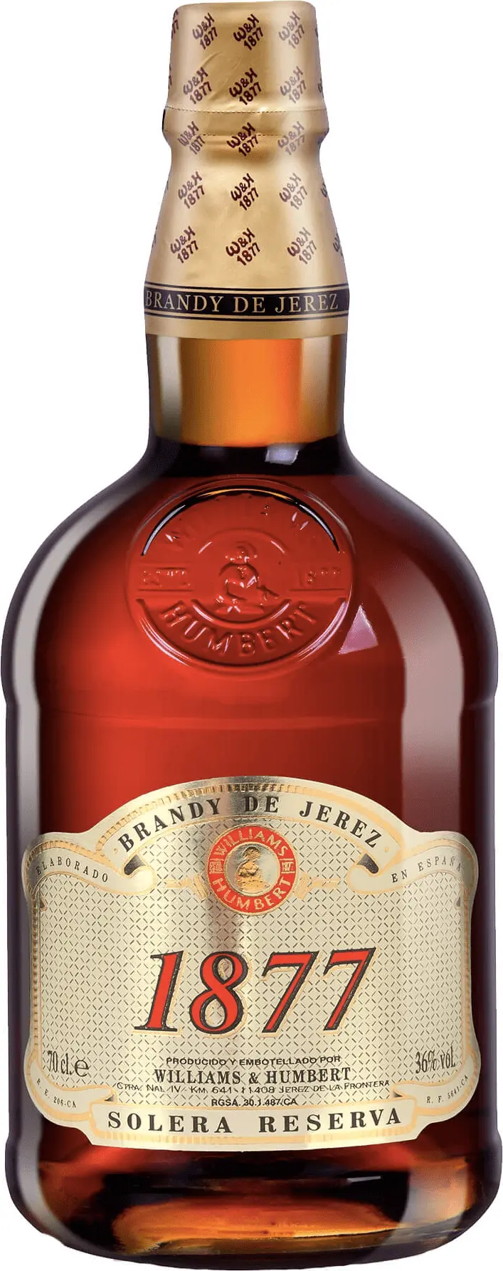 Brandy 1877 Solera Reserva 36% 0,7l