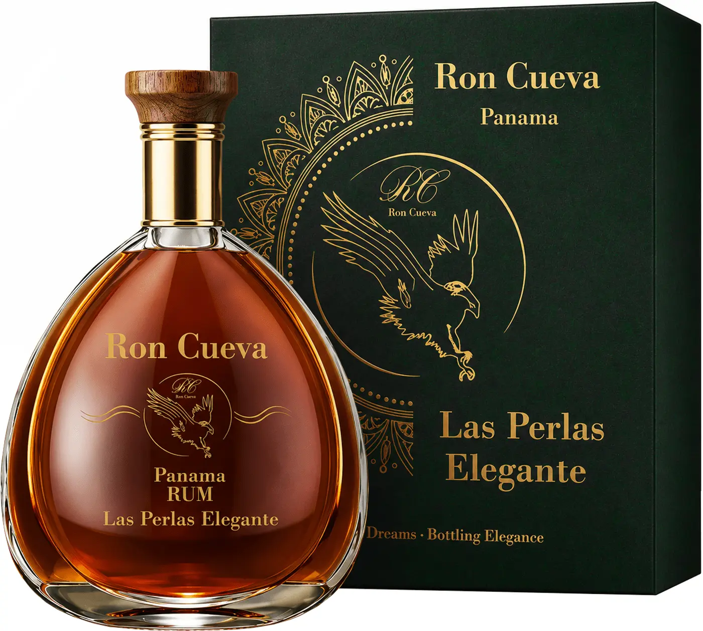Ron Cueva Las Perlas Elegante 18 letá Solera 40% 0,7l