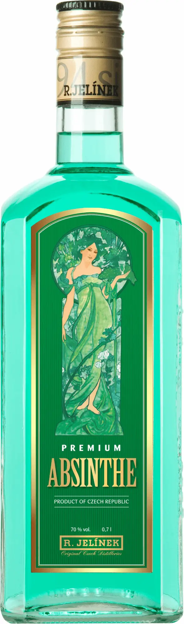 Rudolf Jelínek Premium Absinthe 70% 0,7l