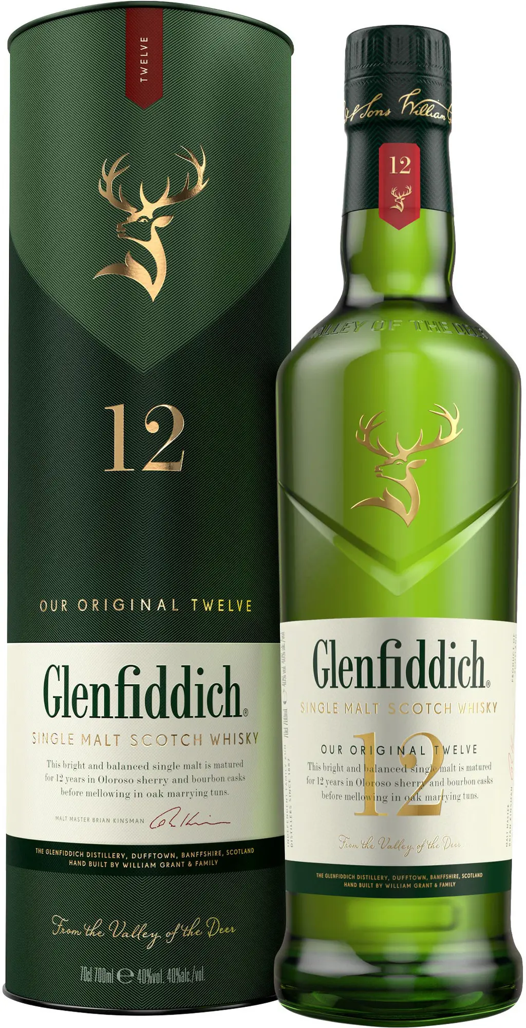 Glenfiddich 12 yo 40 % 0,7 l