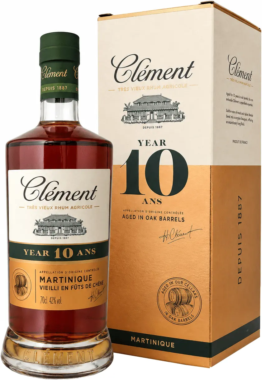 Clément Rhum 10 letý 42% 0,7l