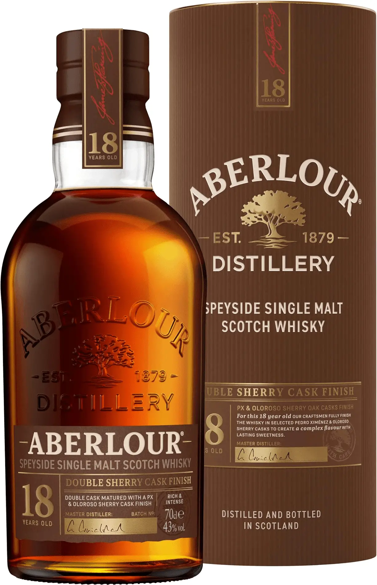 Aberlour 18 letá Double Cask 43% 0,7l