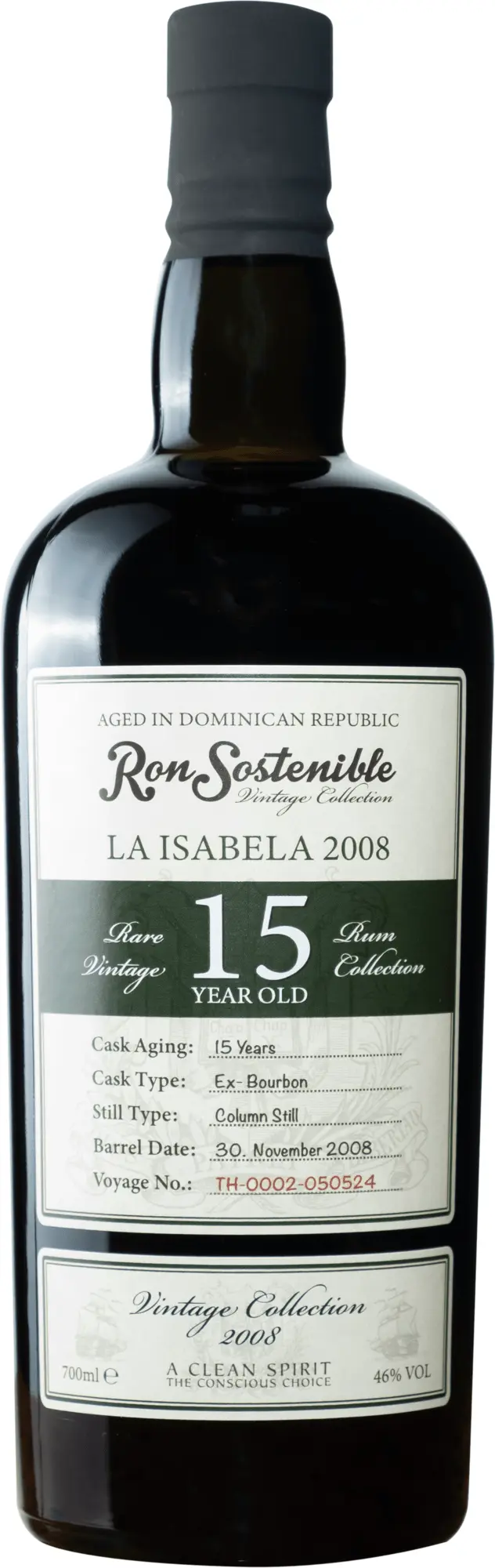 Ron Sostenible 15 letý La Isabela 46% 0,7l
