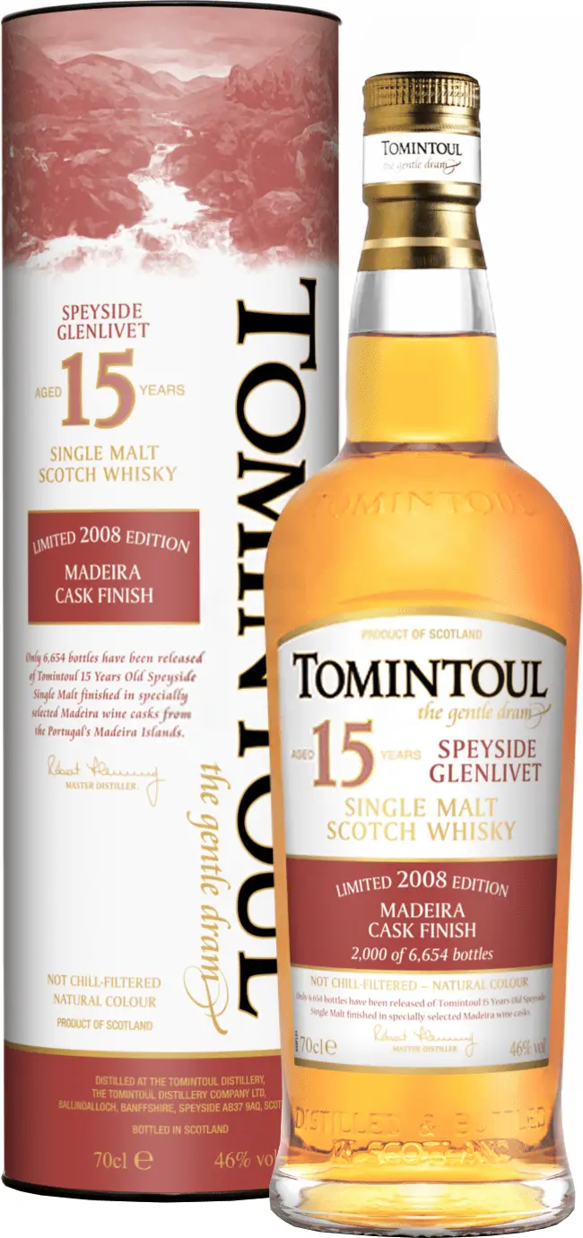 Tomintoul 2008 15 letá Madeira Cask Finish 46% 0,7l