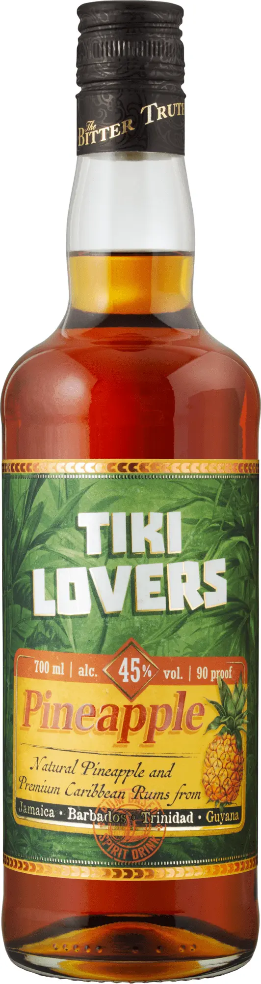 Tiki Lovers 90 Proof - Pineapple Jamaican Sugar cane spirits 45% 0,7l