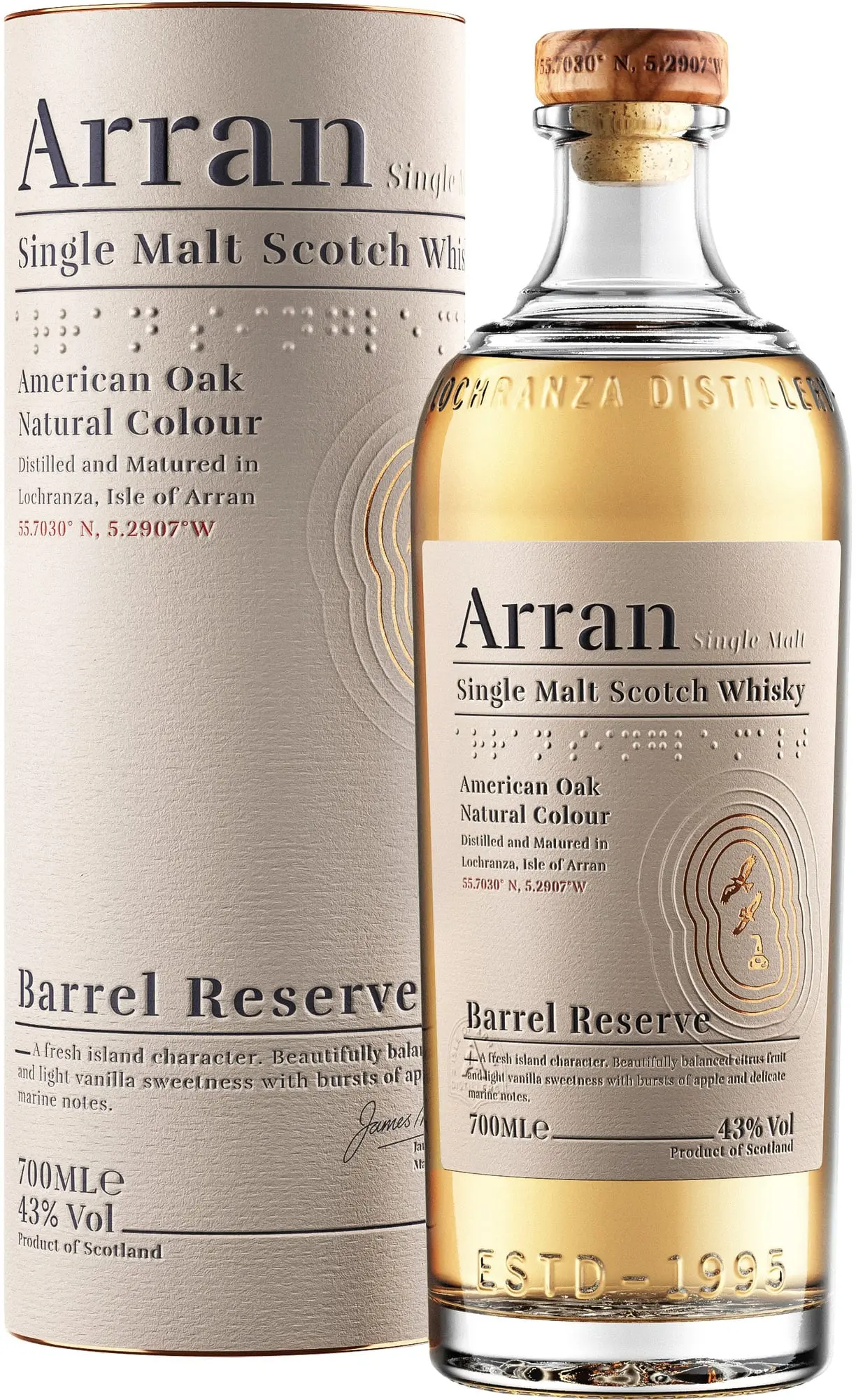 Arran Barrel Reserve 43,0% 0,7 l