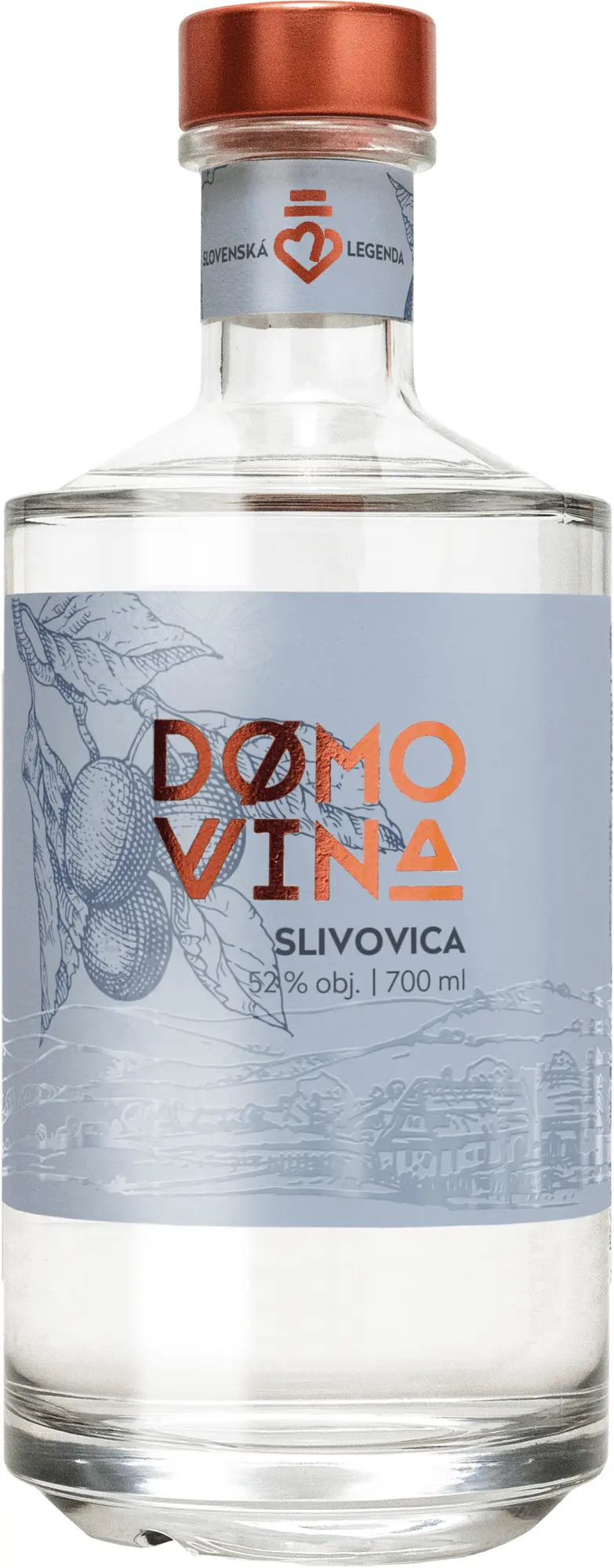 Domovina Slivovica 52% 0,7l