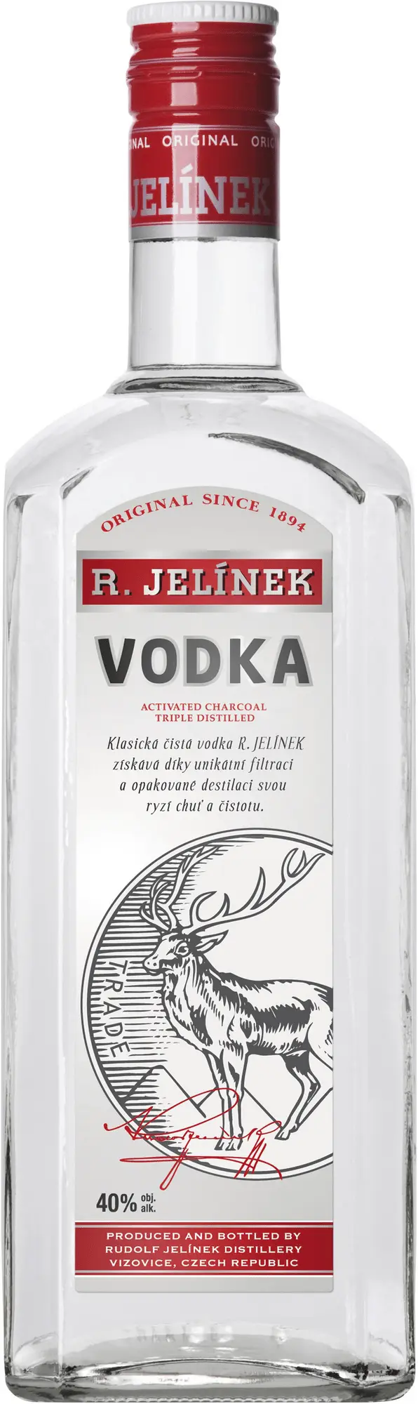 Rudolf Jelínek Vodka 40% 0,7l
