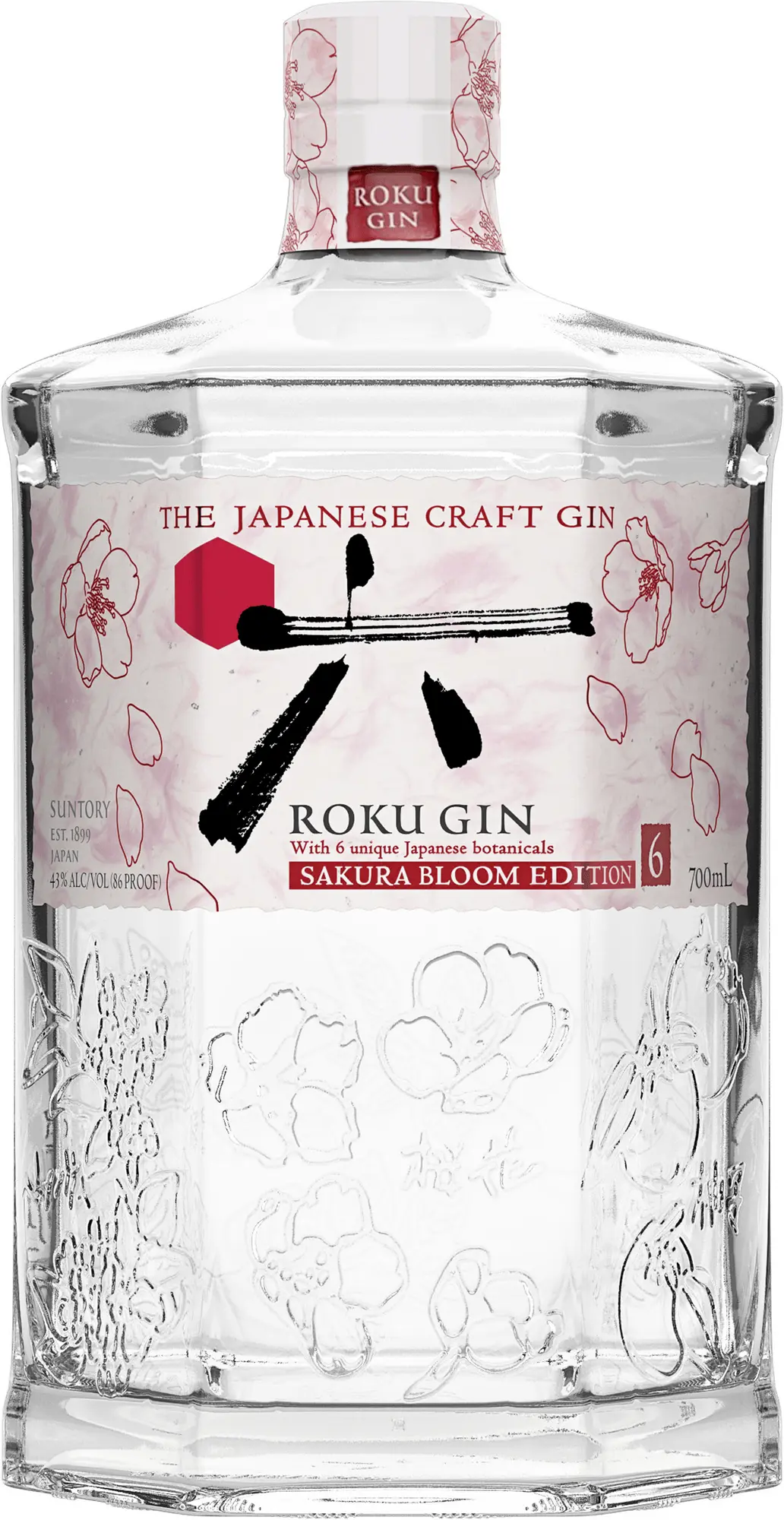 Suntory Roku Gin Sakura Bloom edition 43% 0,7l