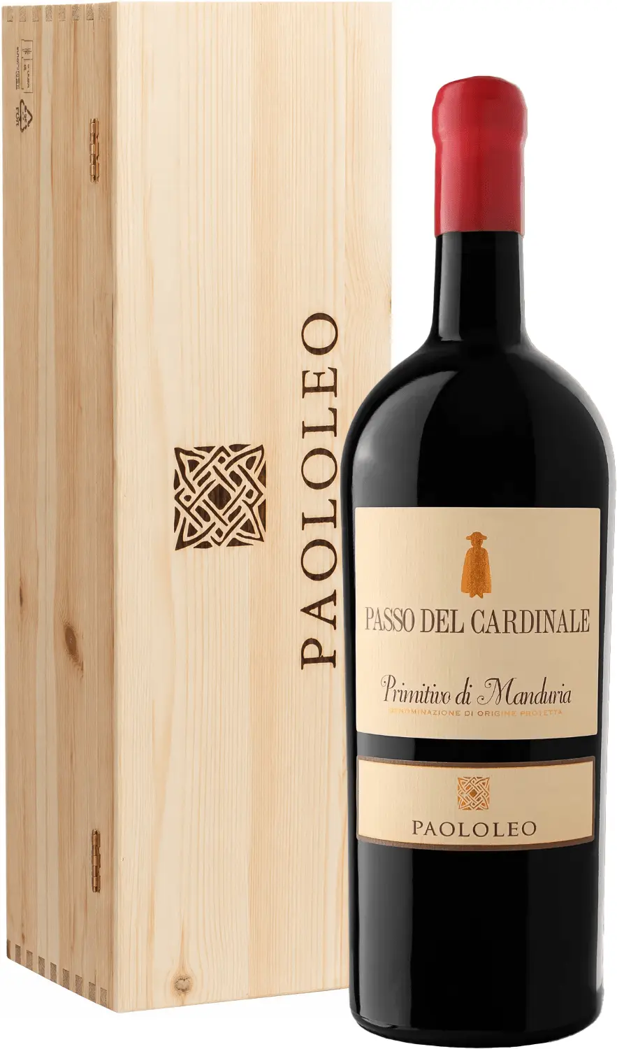 Paololeo Primitivo di Manduria D.O.P. Passo del Cardinale 3l 14%
