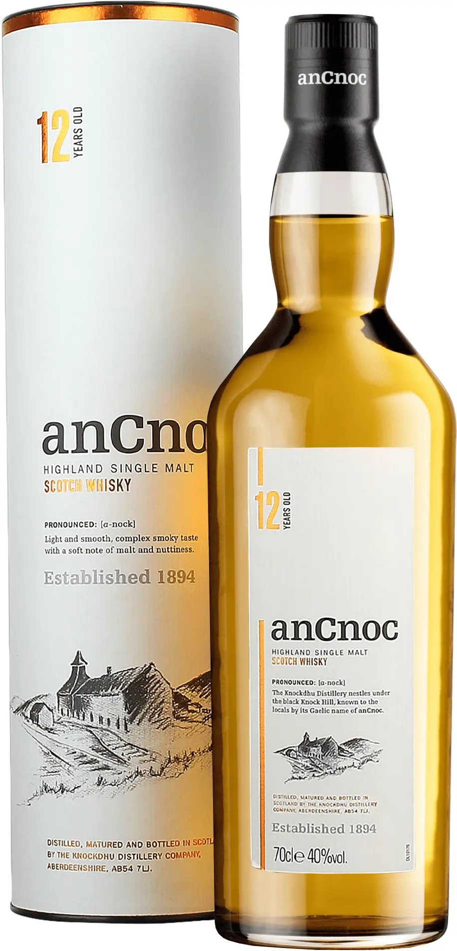 AnCnoC 12y 40% 0,7 l (tuba)