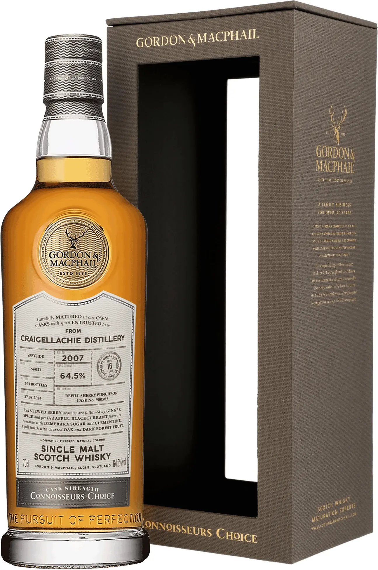 Gordon & Macphail Craigellachie Distillery Labels 2007 64,5% 0,7l