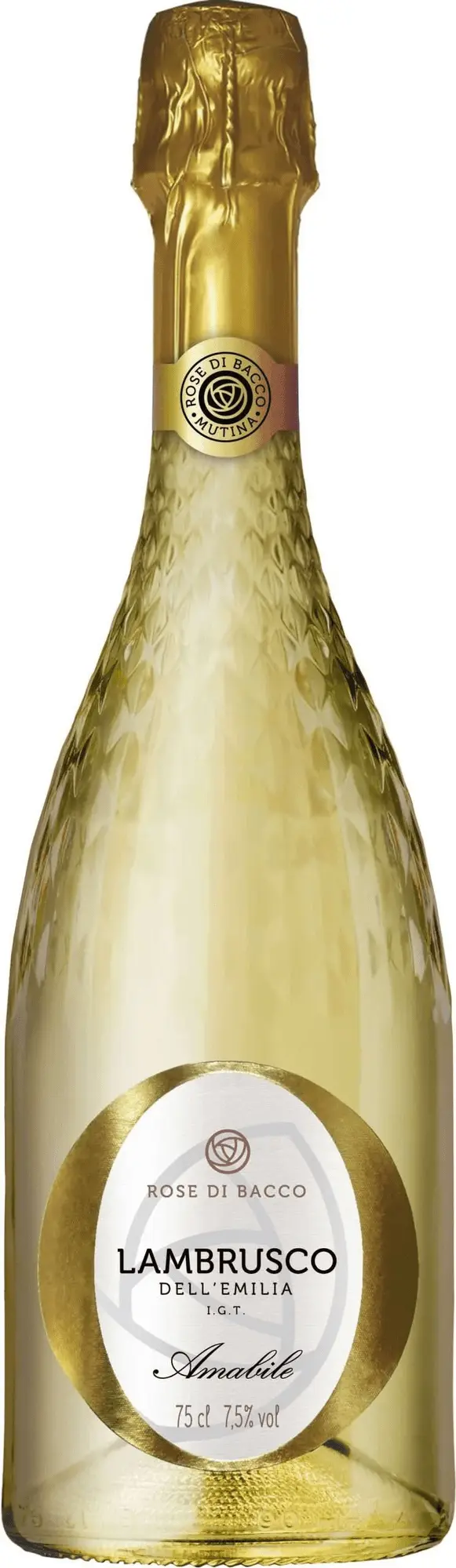 Lambrusco Lambrusco Rose di Bacco Amabile Bianco 7,5% 0,75l
