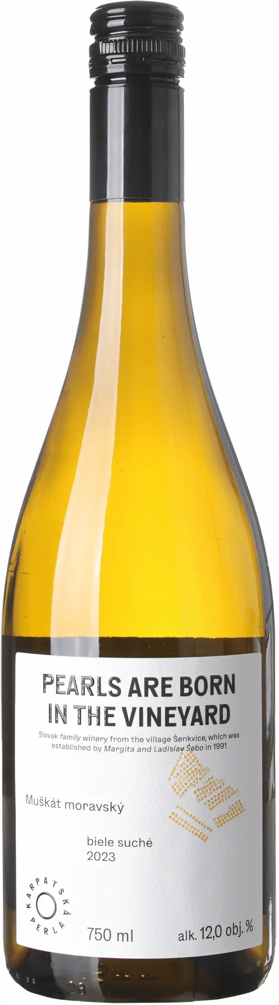 Pearls Are Born In The Vineyard Muškát Moravský 12% 0,75l