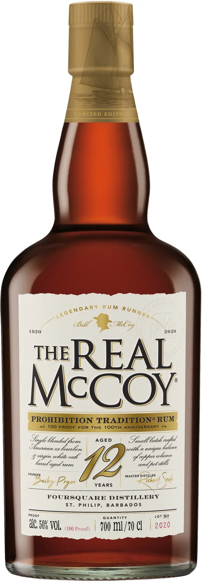 The Real McCoy 12 letý Prohibition Tradition Rum 50% 0,7l