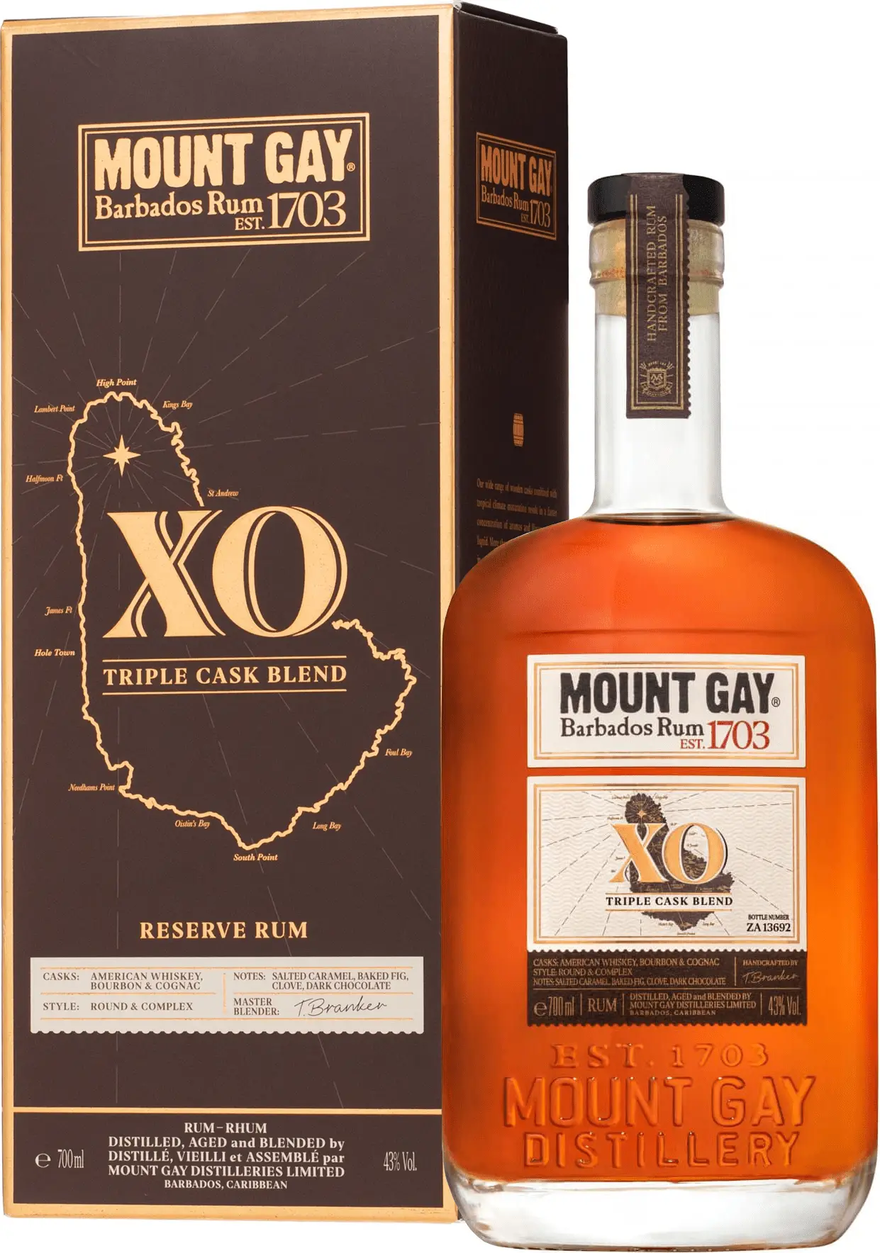 Mount Gay Extra Old 43% 0,7l