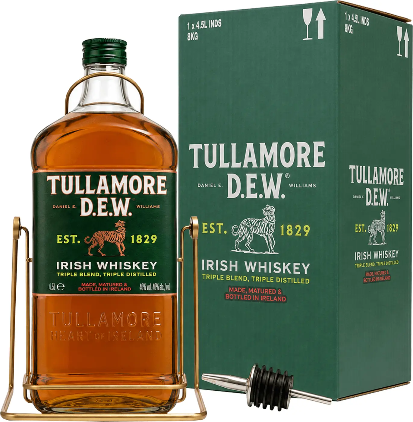 Tullamore D.E.W. 4,5 l v kolébce 40%