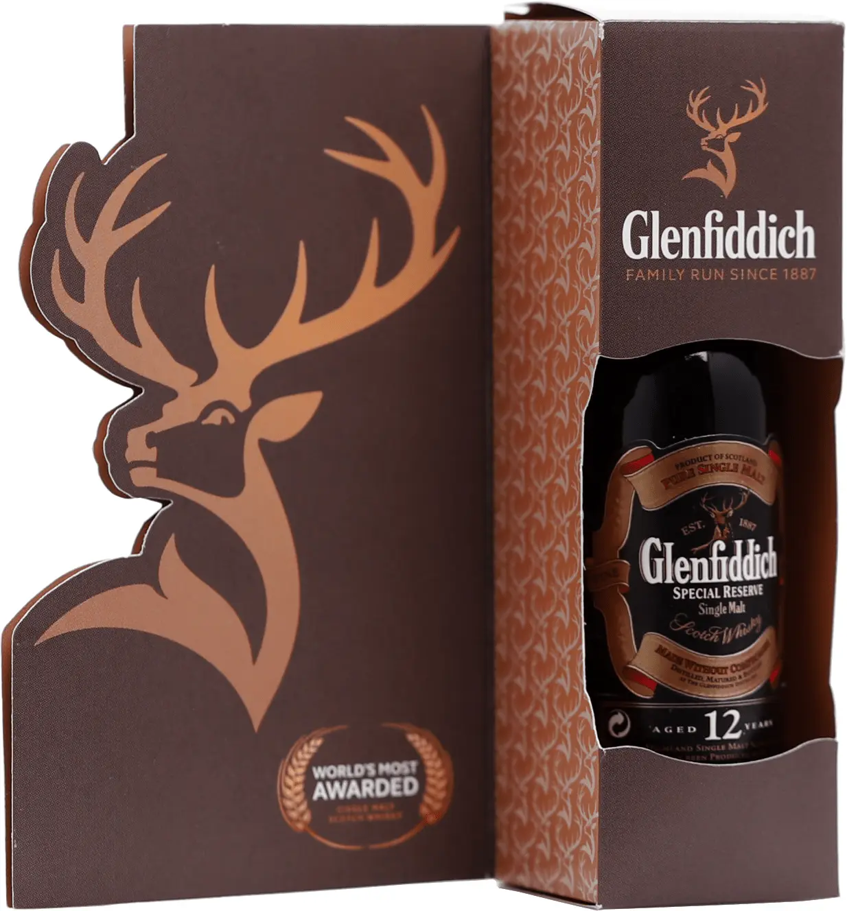 Glenfiddich 12 letá Mini 40% 0,05l