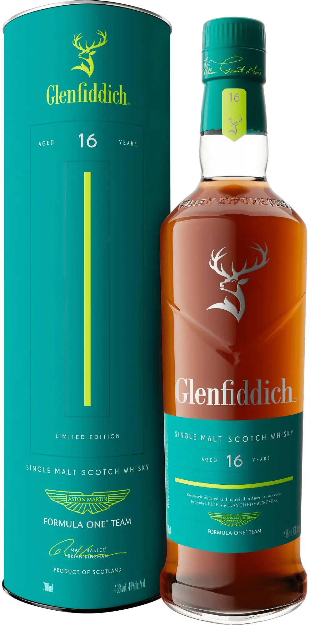 Glenfiddich 16 yo Aston n.1 43 % 0,7 l