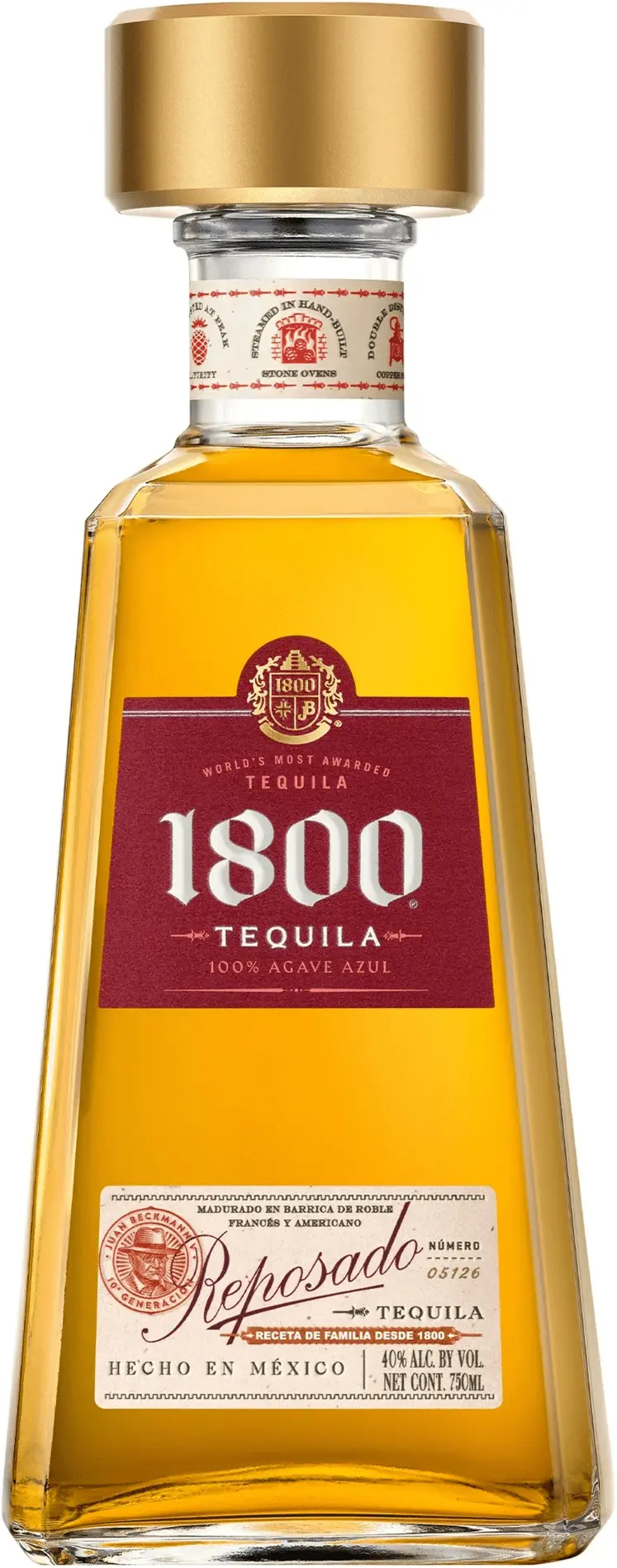 1800 Tequila Reserva Reposado 38% 0,7l