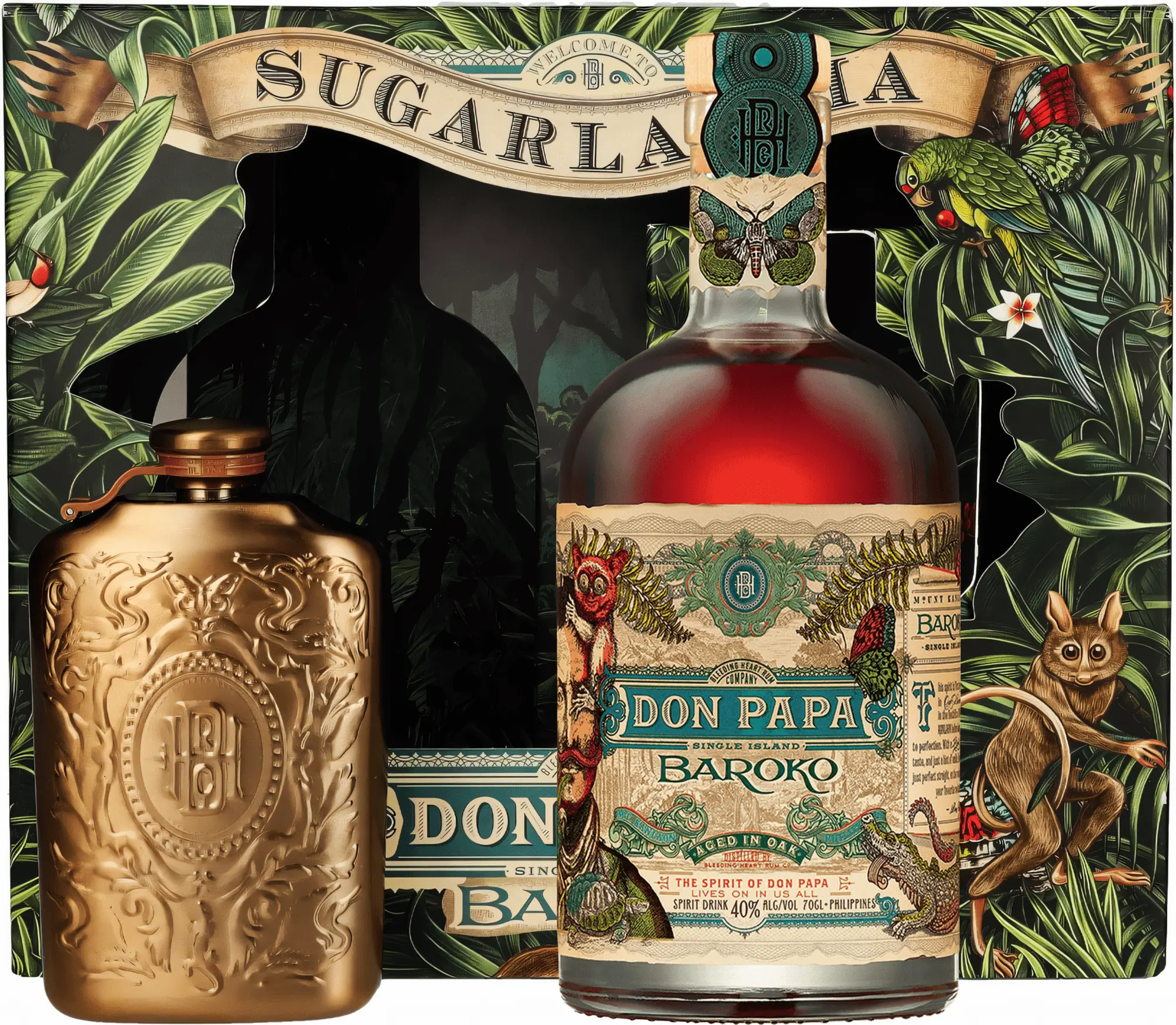 Don Papa Baroko Sugarlandia 40% 0,7l s placatkou