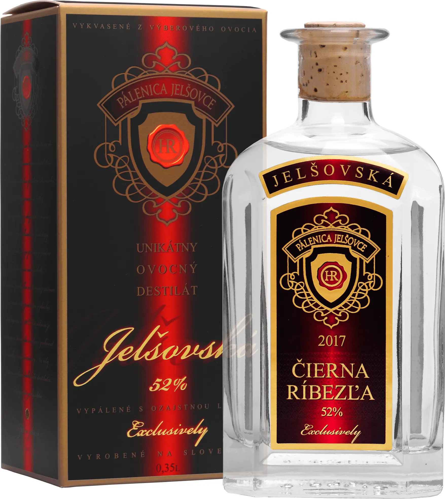 Jelšovská Čierna Ríbezľa 0,35l 52%
