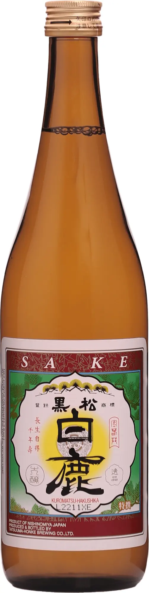 Hakushika Tokusen Junmai Sake 14,5% 0,72l